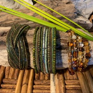 A Trio of Bracelets, Gypsy, Hippie, Boho